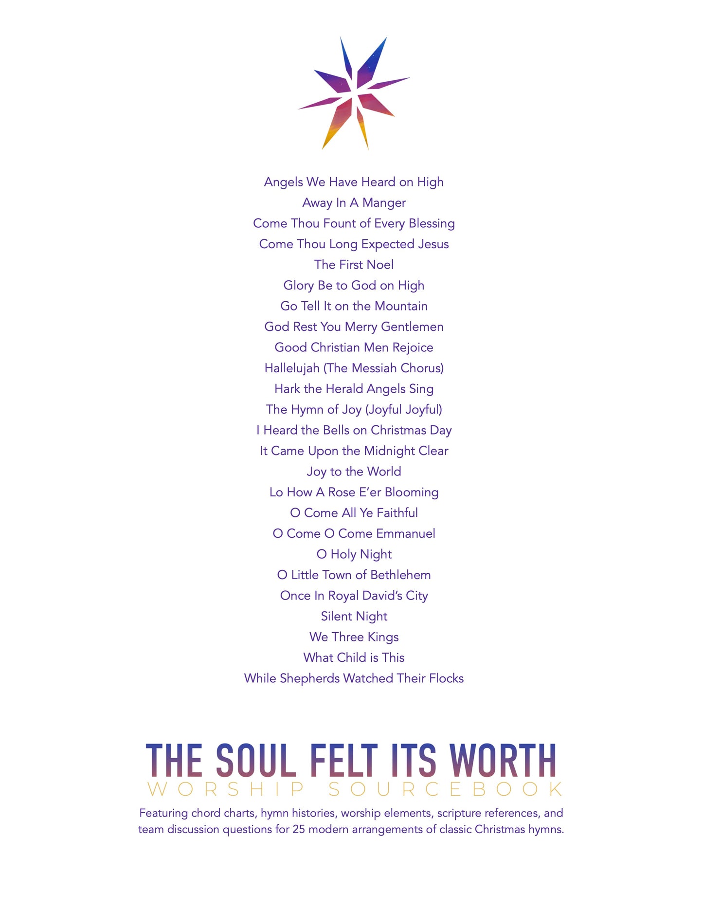 The Soul Felt Its Worth - Worship Sourcebook + Chordpro